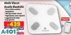 PİERRE CARDİN AKILLI VÜCUT ANALİZ BASKÜLÜ